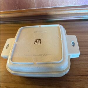 VTG Littonware Microwave Cookware 1 Quart Casserole / Divided Lid 39274 / 39275